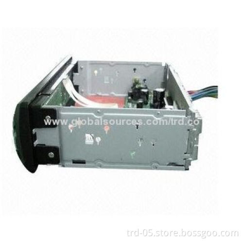 One Deck-less Car MP3/FM Radio Player with LCD screen, Stereo, Supports USB/SD/MMC Card